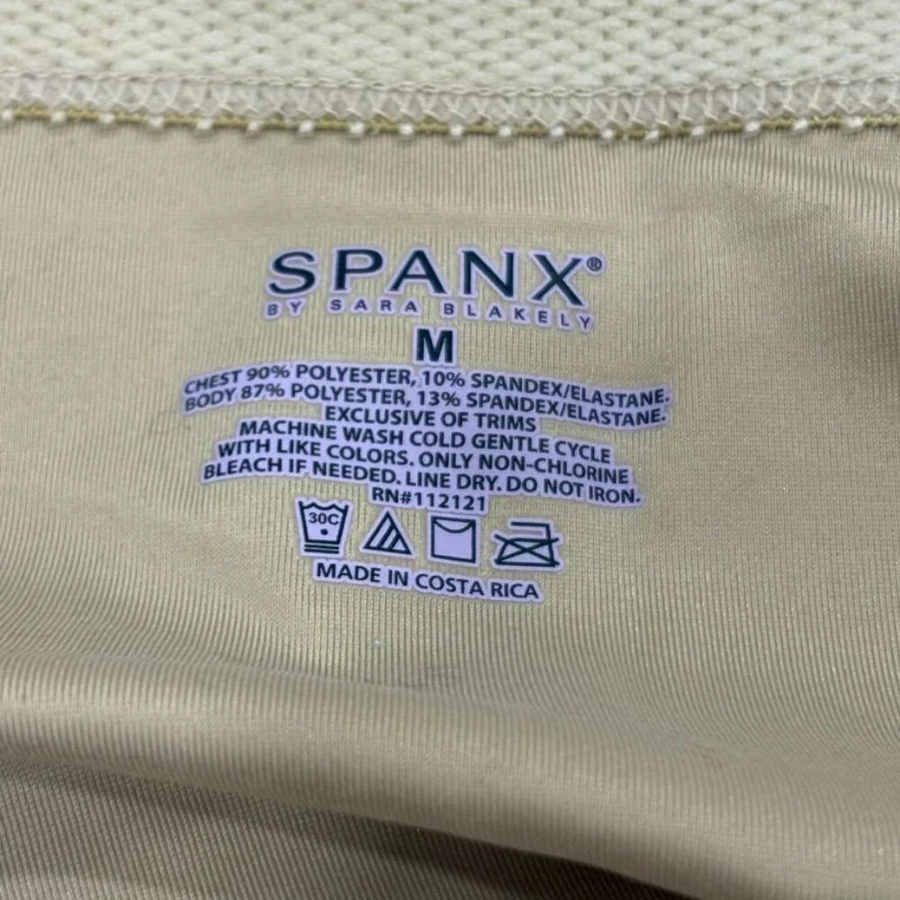 Spanx By Sara Blakely Womens Beige Medium Strapless Slip Shapewear Dress - Picture 5 of 6
